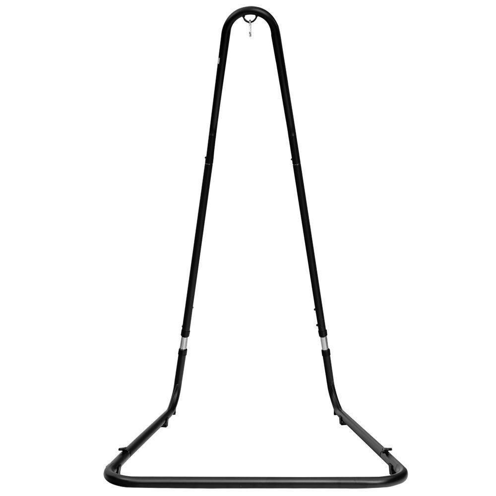 HONEY JOY 6.5 ft. Metal Adjustable Hammock Stand Hanging Rope Hammock Stand