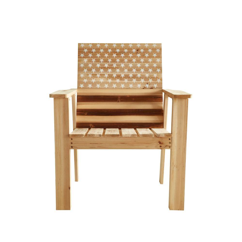 Patio Festival 4-Piece Wood Patio Conversation Seating Set