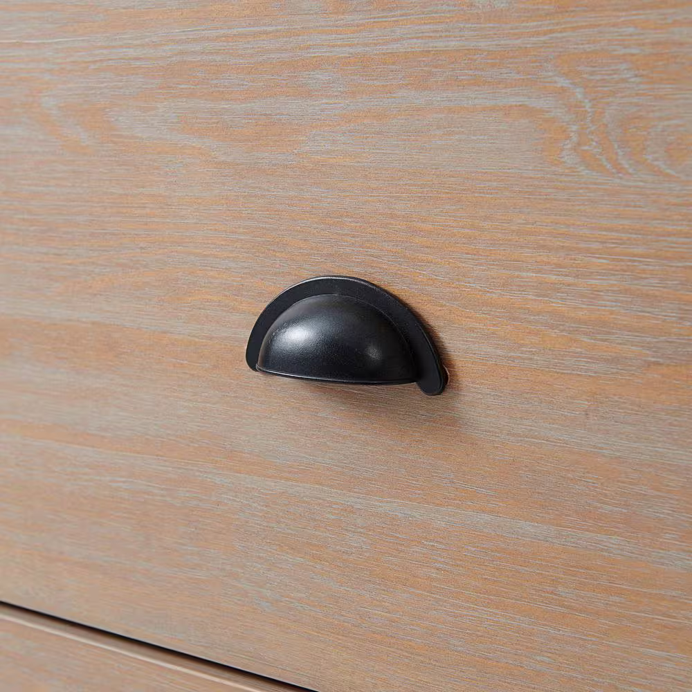 Alaterre Furniture Arden 5-Drawer Wood Chest in Light Driftwood (36 in. W x 18 in. D x 48 in. H