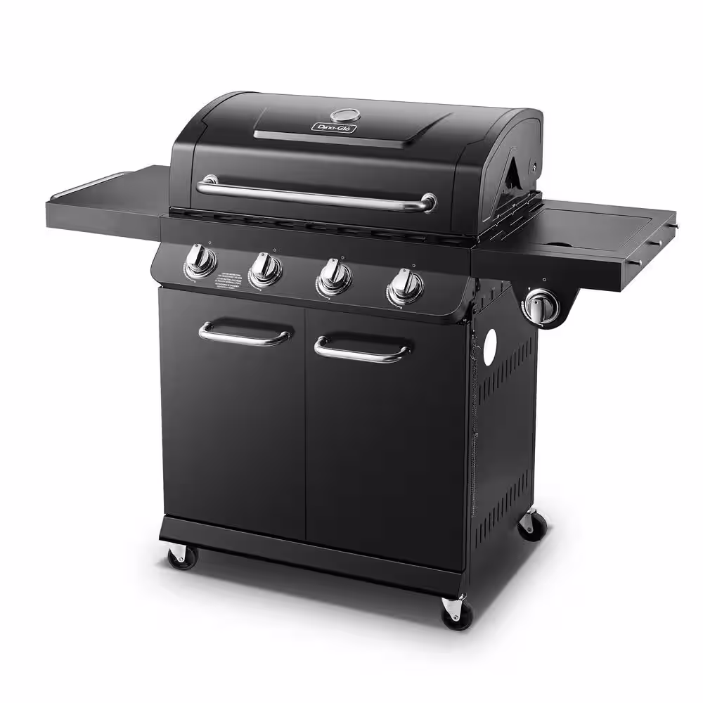 Dyna-Glo Premier 4-Burner Propane Gas Grill in Black