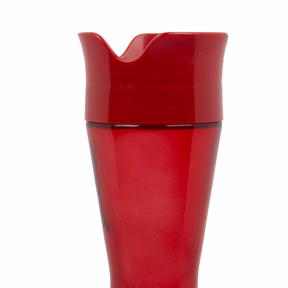 Perky-Pet Red Pinch Waist Plastic Hummingbird Feeder - 8 oz. Capacity