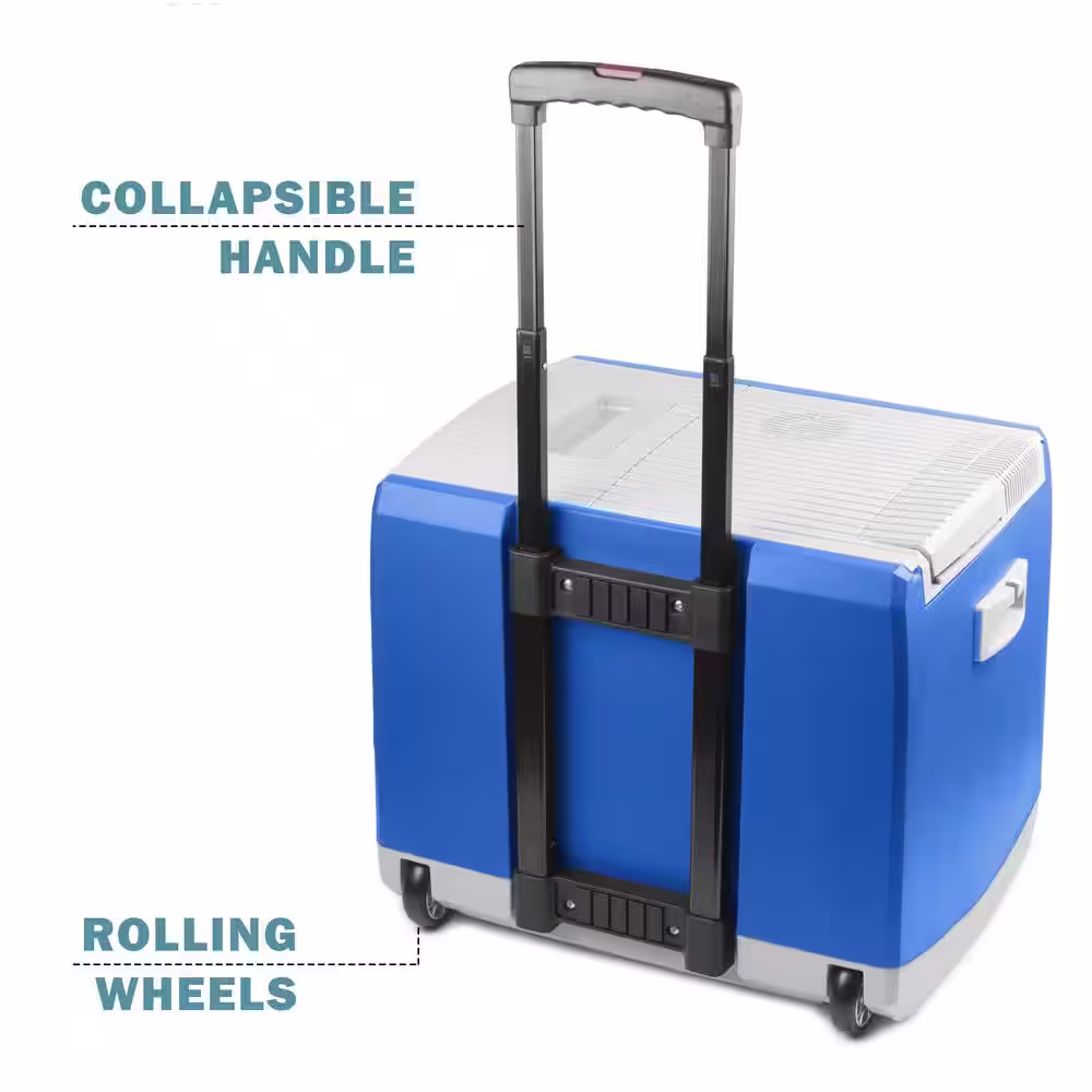 Wagan Tech 12-Volt 46 Qt. Wheeled Cooler/Warmer