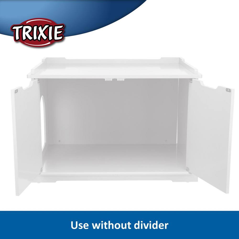 TRIXIE Wooden Pet House XL and Litter Box