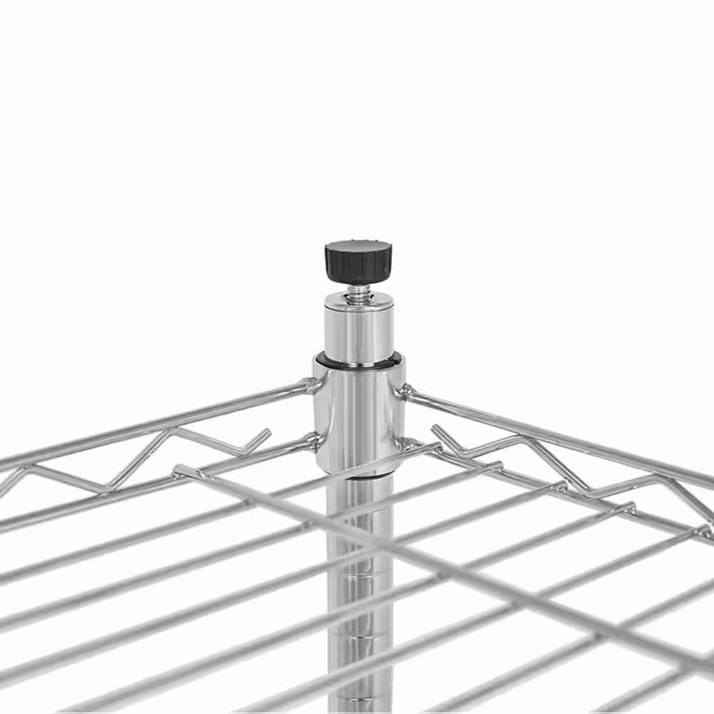 None Silver 5-Tier Heavy Duty Steel Freestanding Garage Storage Shelving Unit (17.72 in. W x 71 in. H x 21.65 in. D)