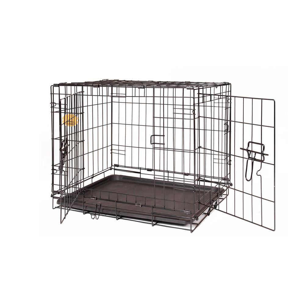 KennelMaster 30 in. x 19 in. x 23 in. Wire Dog Crate - Small Size