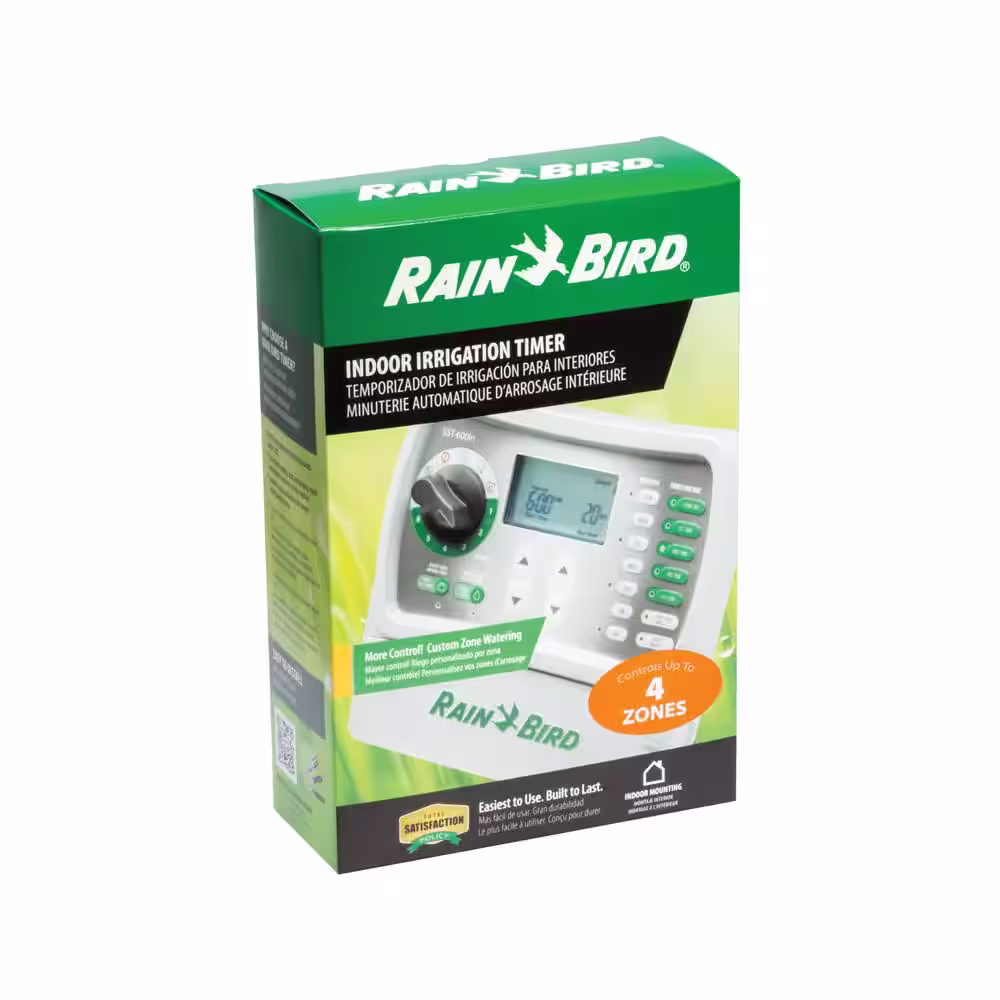Rain Bird 4-Station Indoor Simple-To-Set Irrigation Timer