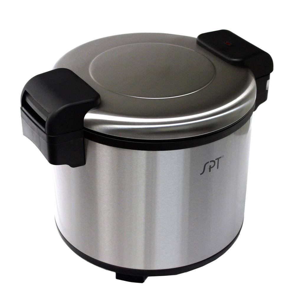 SPT 21.1 Qt. Stainless Steel Heavy Duty Rice Warmer (not a cooker) 80 Cup (cooked rice)