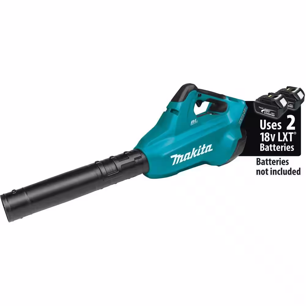 Makita 21 in. 18V X2 (36V) LXT Brushless Walk Behind Self-Propelled Lawn Mower Kit (5.0Ah) with bonus 18V X2 (36V) LXT Blower
