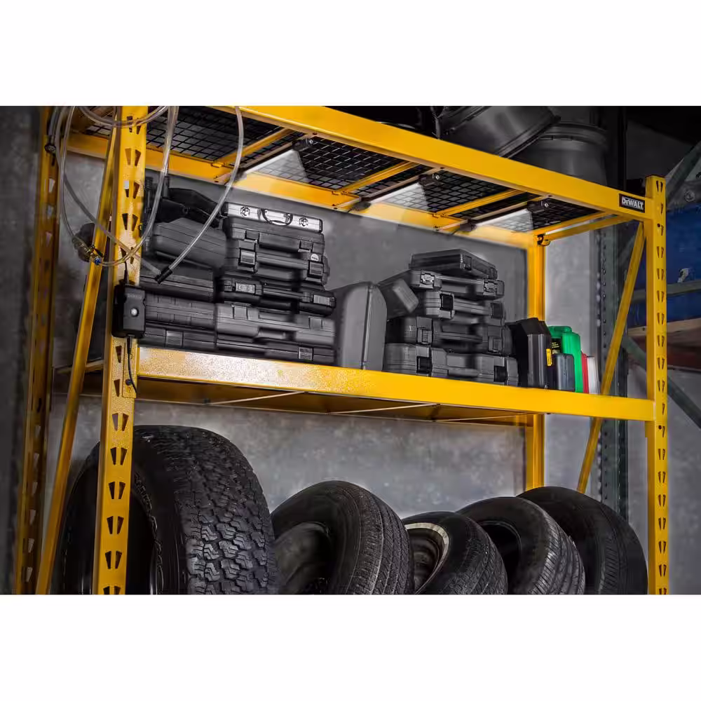 DEWALT 5 in. H x 14 in. W x 16 in. D 500 Lumens Motion-Activated LED Rack/Shelf Light Kit (3-Piece)