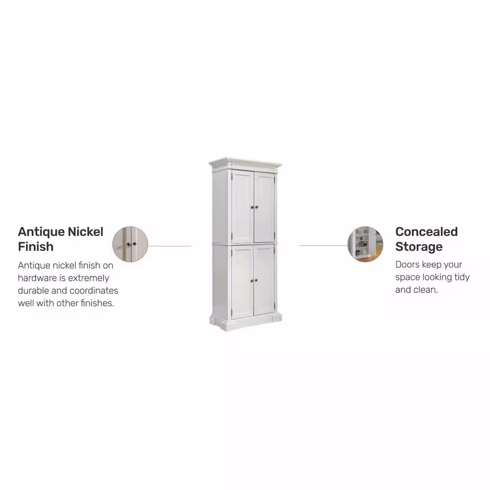 HOMESTYLES Americana Pantry in White