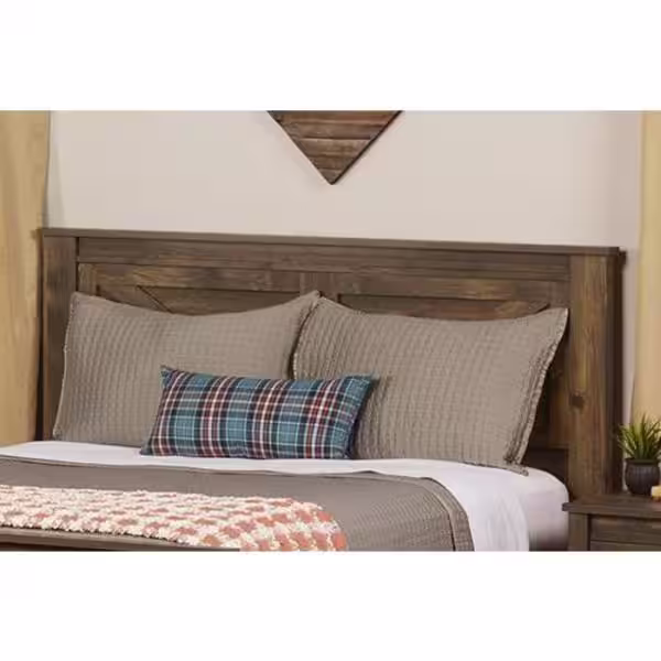 Ameriwood Brownwood Rustic Queen Headboard