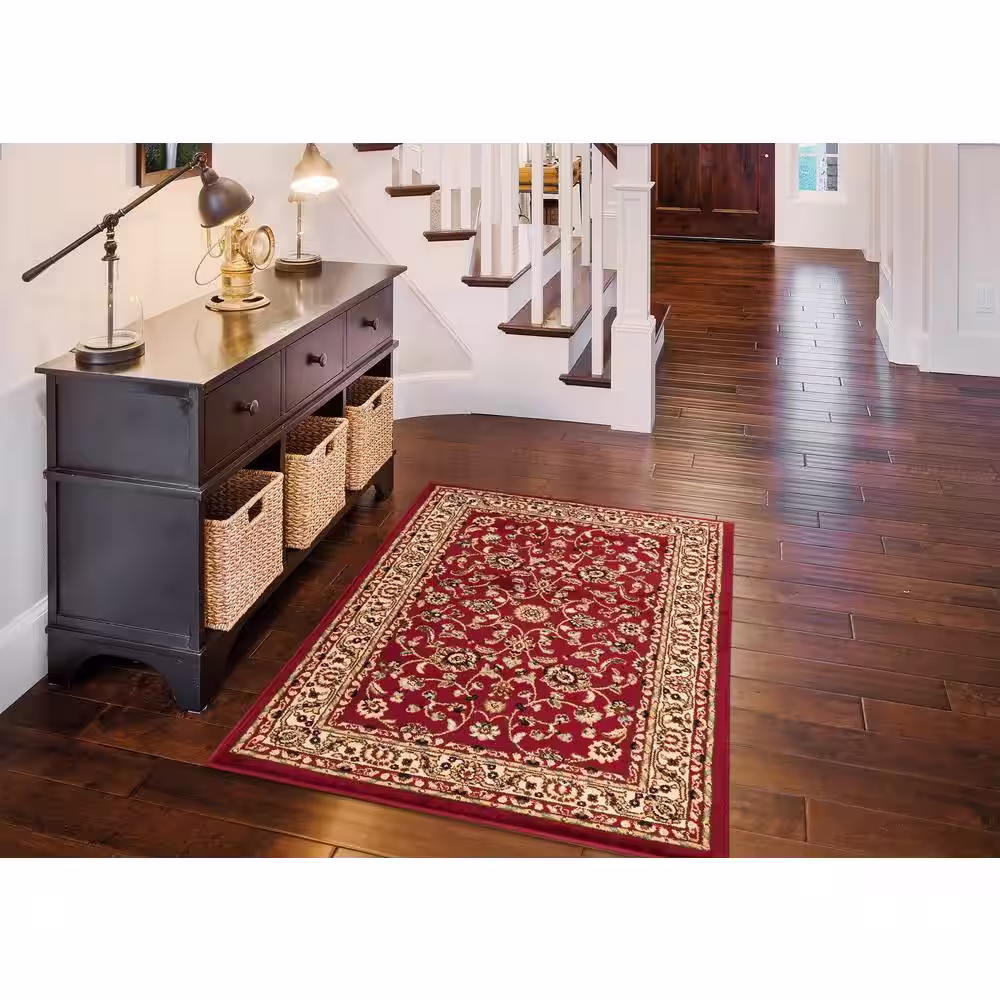 TrafficMaster Marash Red 31 in. x 48 in. Area Rug
