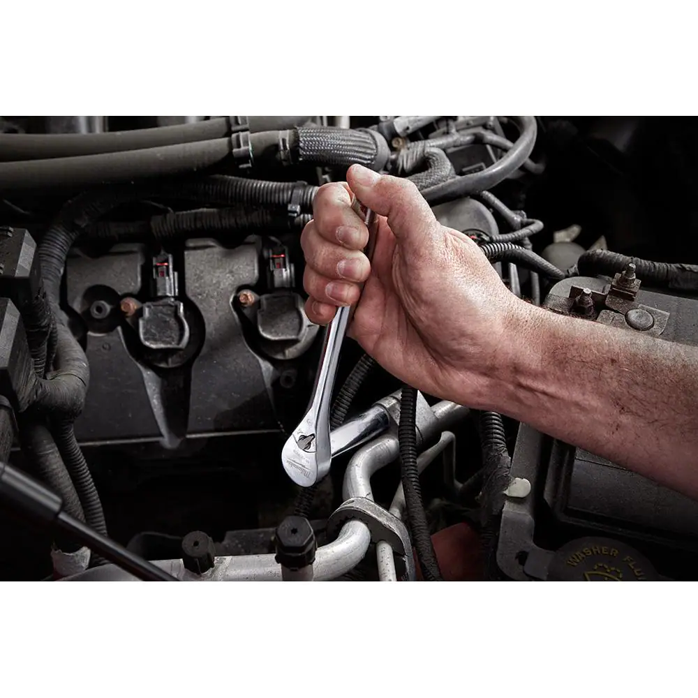 Milwaukee 3/8 in. Drive SAE/Metric Mechanics Tool Set (62-Piece) with PACKOUT 3-Drawer Tool Box