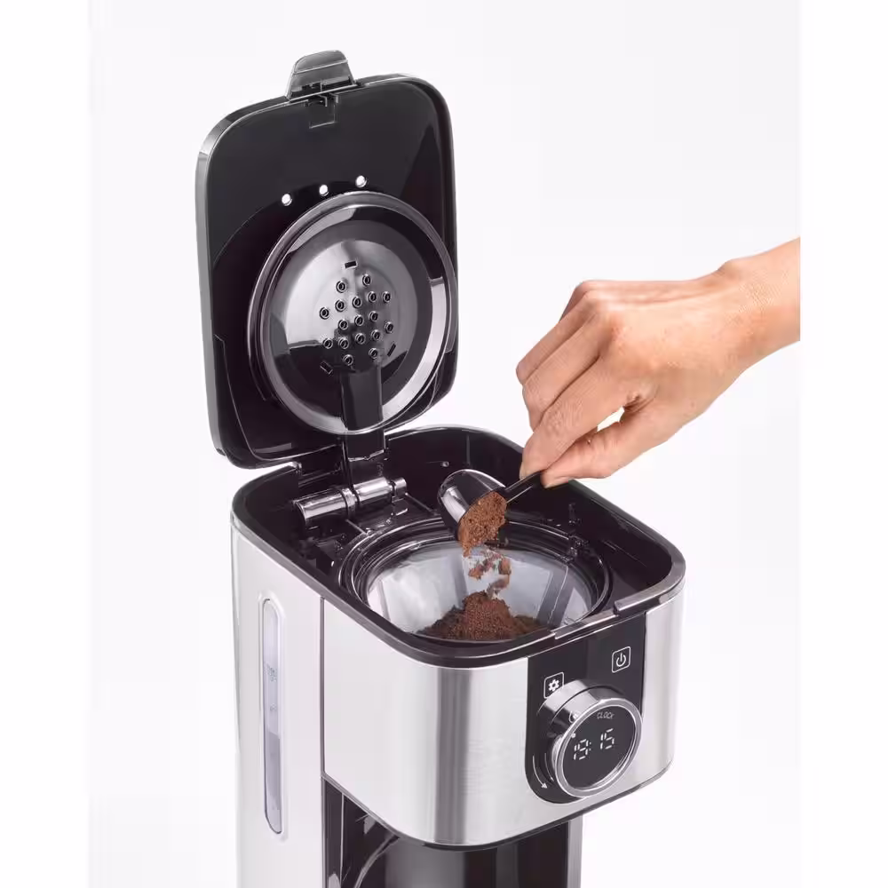 Caso Design 10-Cup Stainless Steel Coffee Maker
