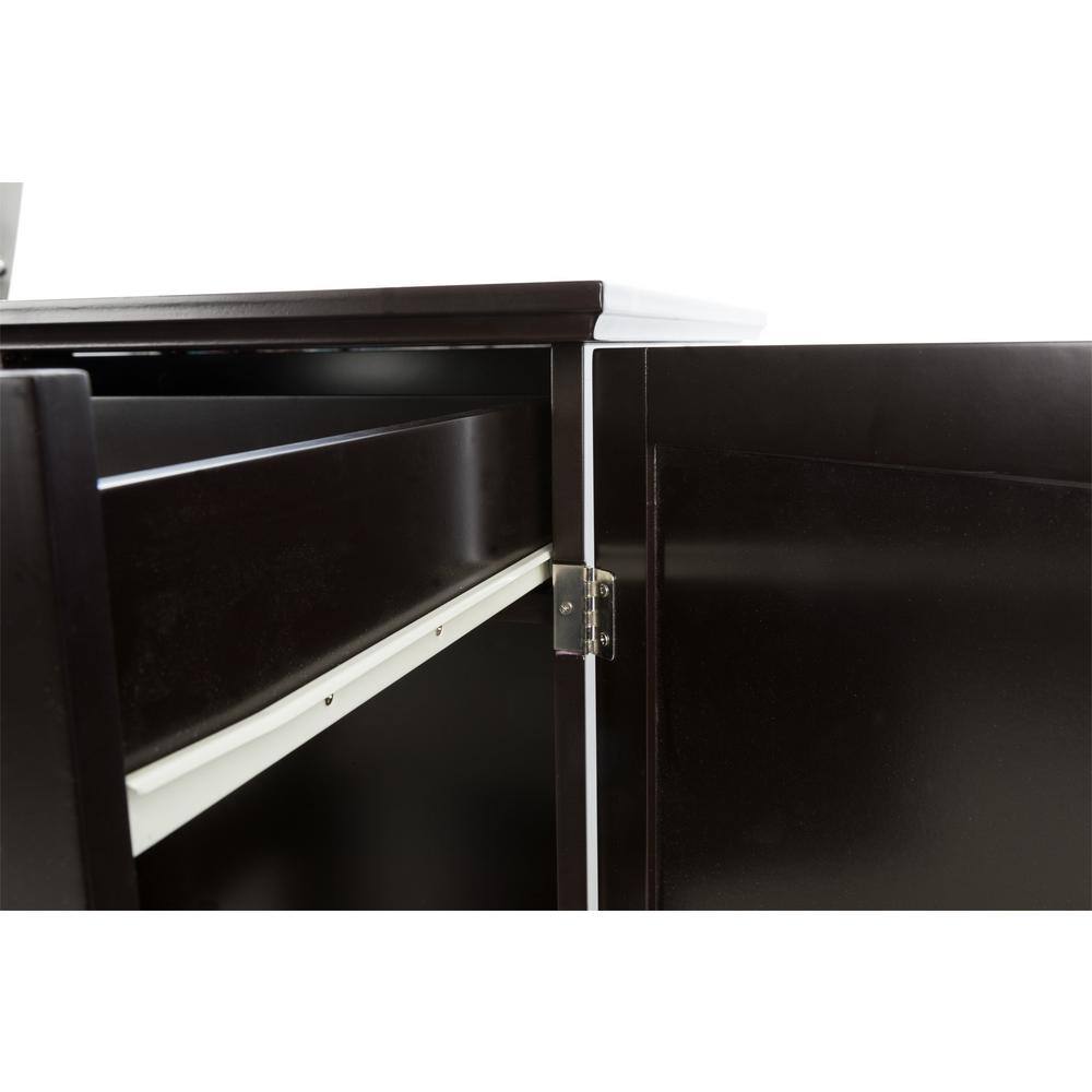 TRIXIE XL Wooden Litter Box Enclosure with Drawer, Brown