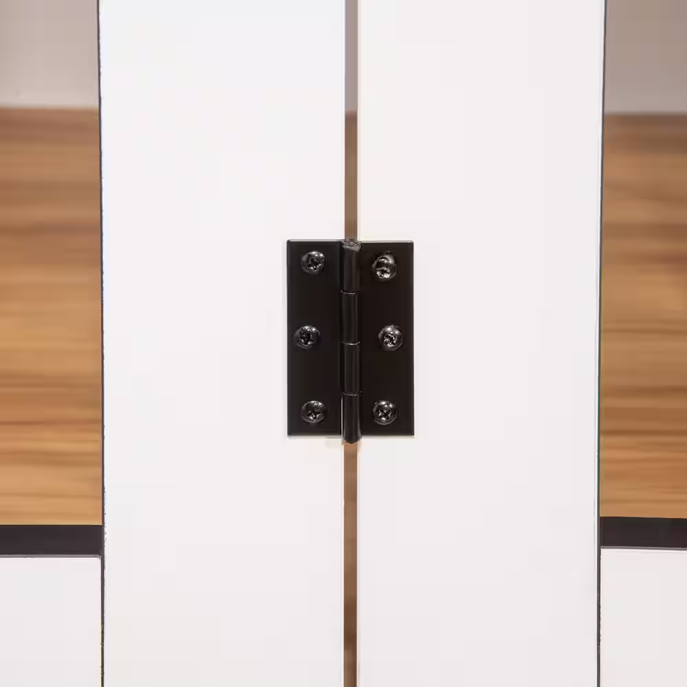 PawHut Modern Dog Crate End Table with Easy to Clean Surface, Large Dog Crate Furniture on Wheels