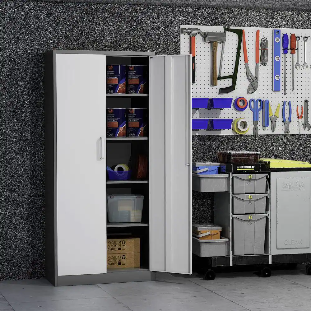 Mlezan Metal Storage Cabinet 15.74