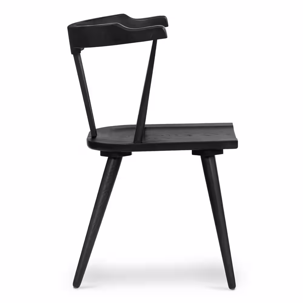 Poly and Bark Enzo Dining Chair in Black