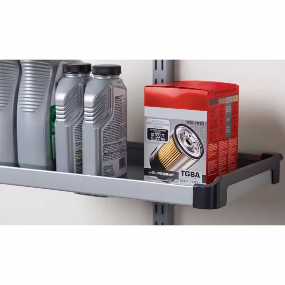 Rubbermaid FastTrack Garage 31.5 in. W x 9.5 in. D Large Metal Shelf