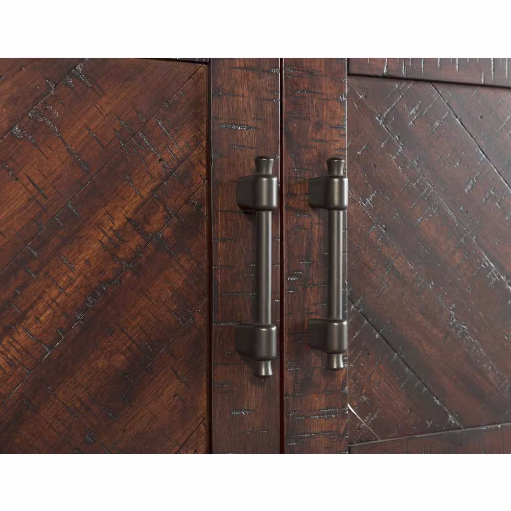 None Dex Walnut 4-Drawer Chest of Drawers