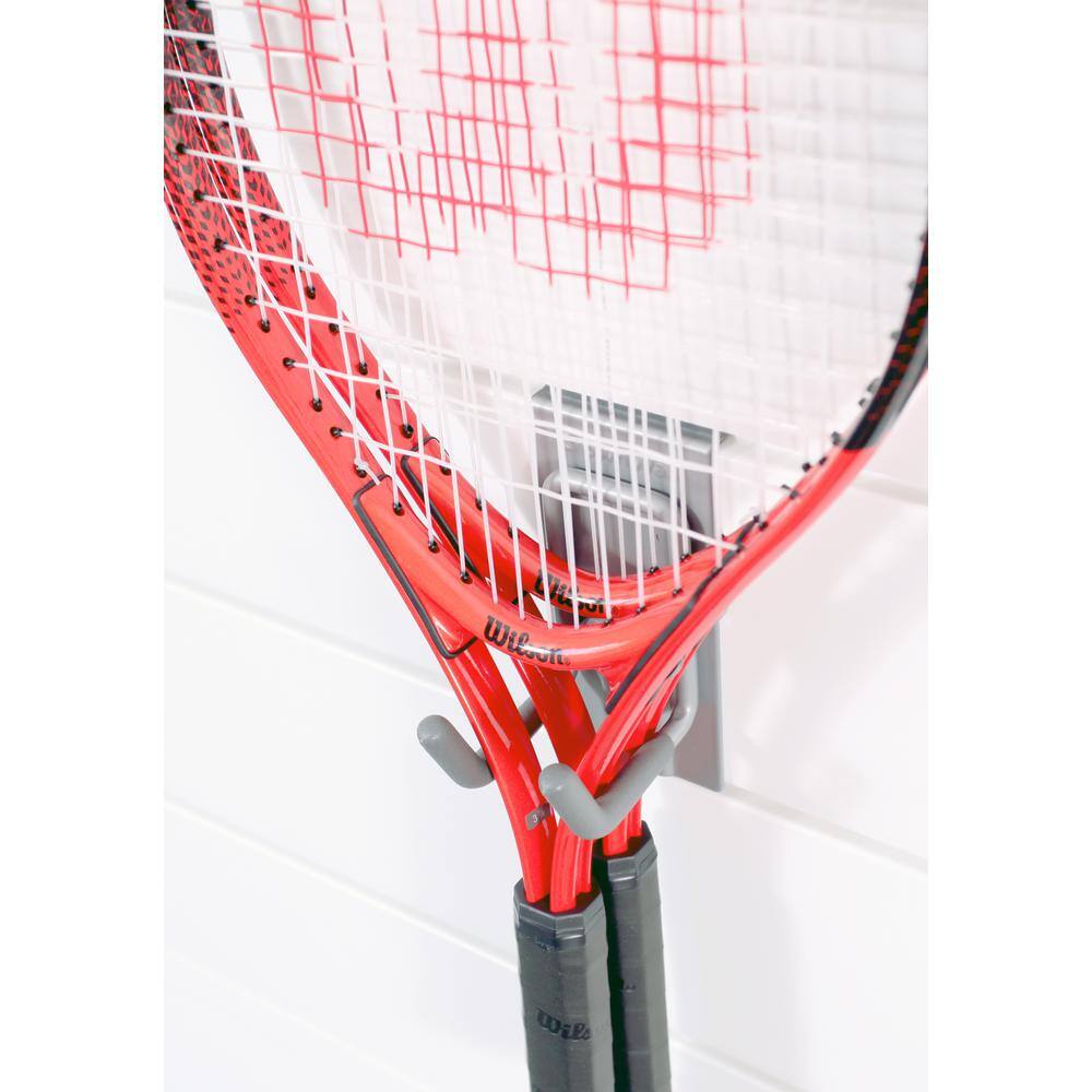 CROWNWALL Slatwall 55 lbs. Locking Small J Hook (3-Pack)