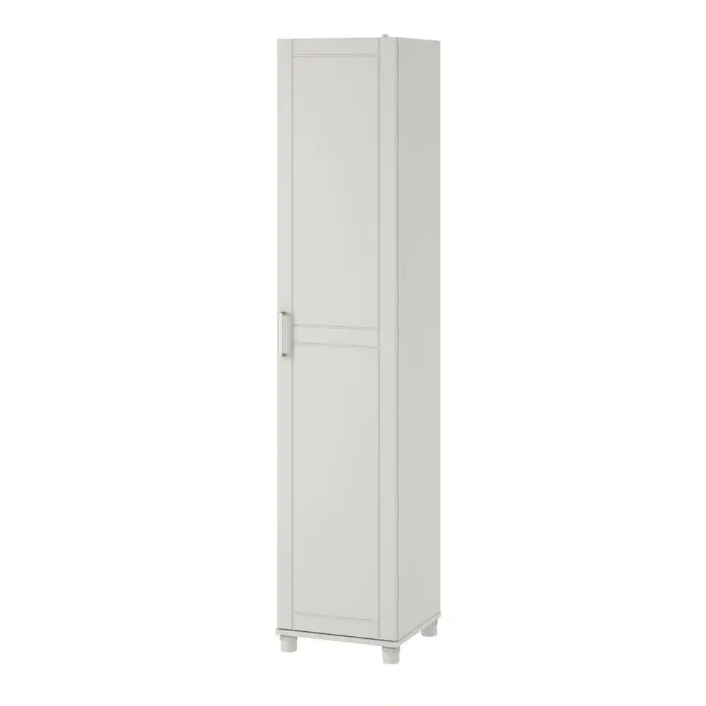 Ameriwood Home Kai Wood Freestanding Garage Cabinet in White (16 in. W x 74 in. H x 15 in. D)