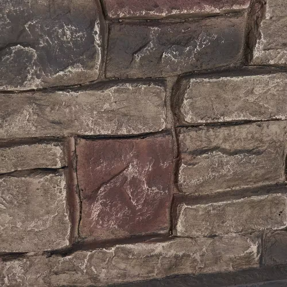 Noble House Fox Stone Rectangular Stone Fire Pit (No Tank Holder)