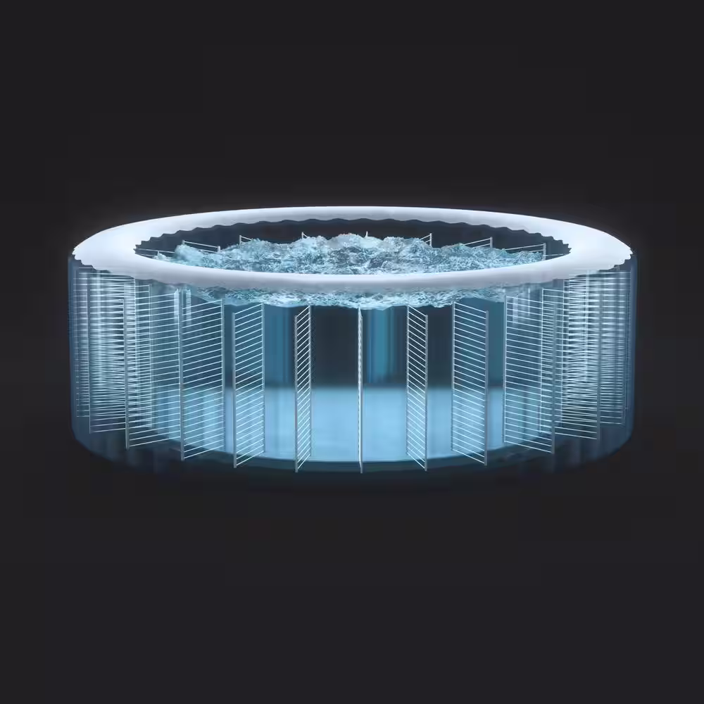 INTEX 6-Person 140-Jet Hot Tub with Tablet and Phone Tray