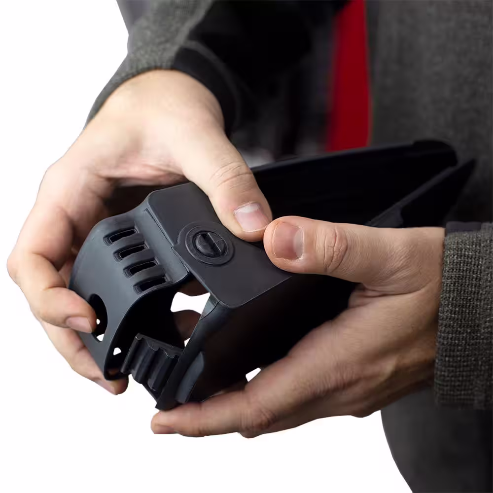 Home Basics 3.5 H 2-Pair 2-Tier Black Plastic Shoe Rack