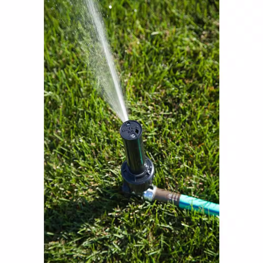 Rain Bird Gear Drive Rotary Sprinkler on Spike with Rain Curtain Technology