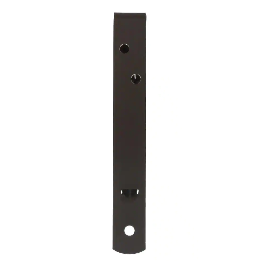 Everbilt 8 in. x 12.4 in. x 1.05 in. Bronze Heavy Duty 300 lbs. Shelf and Rod Bracket