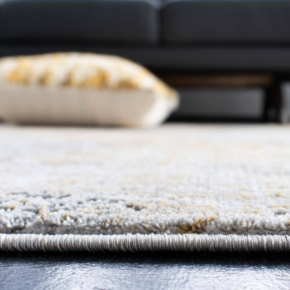 SAFAVIEH Craft Gray/Beige 11 ft. x 14 ft. Plaid Abstract Area Rug