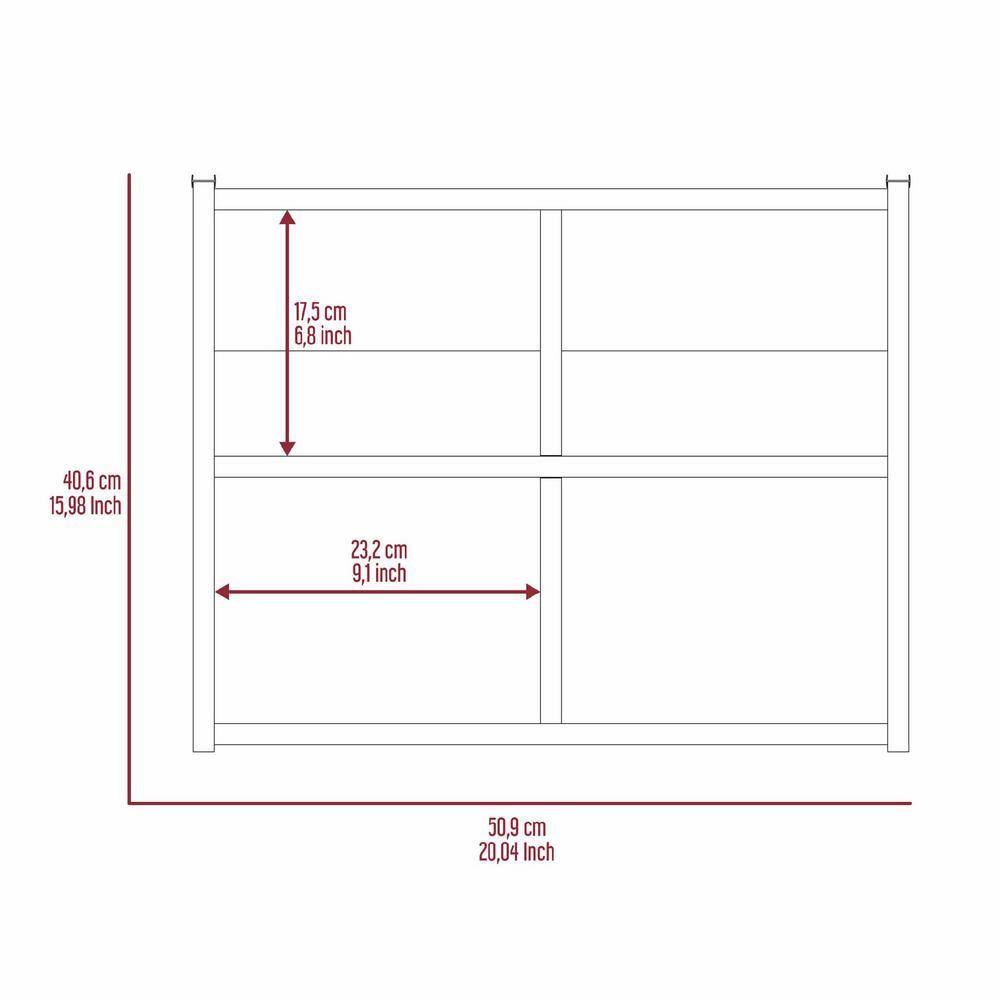 Siavonce 15.98 in. H 4 Shoe-Pairs Compartment Rectangle Entryway Shoe Rack Light Grey