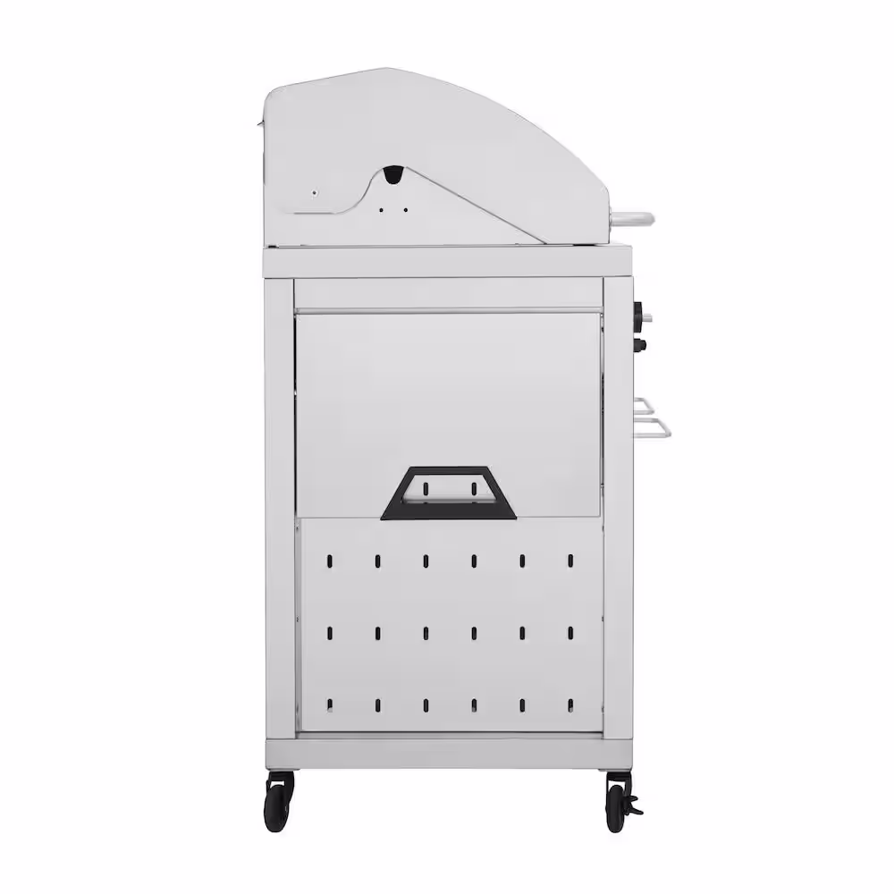 Fuego Premium 3-Burner Natural Gas Grill in 304 Stainless Steel