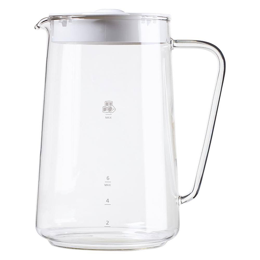 Starfrit 10-Cup Yellow Iced Tea and Coffee Maker with Glass Pitcher