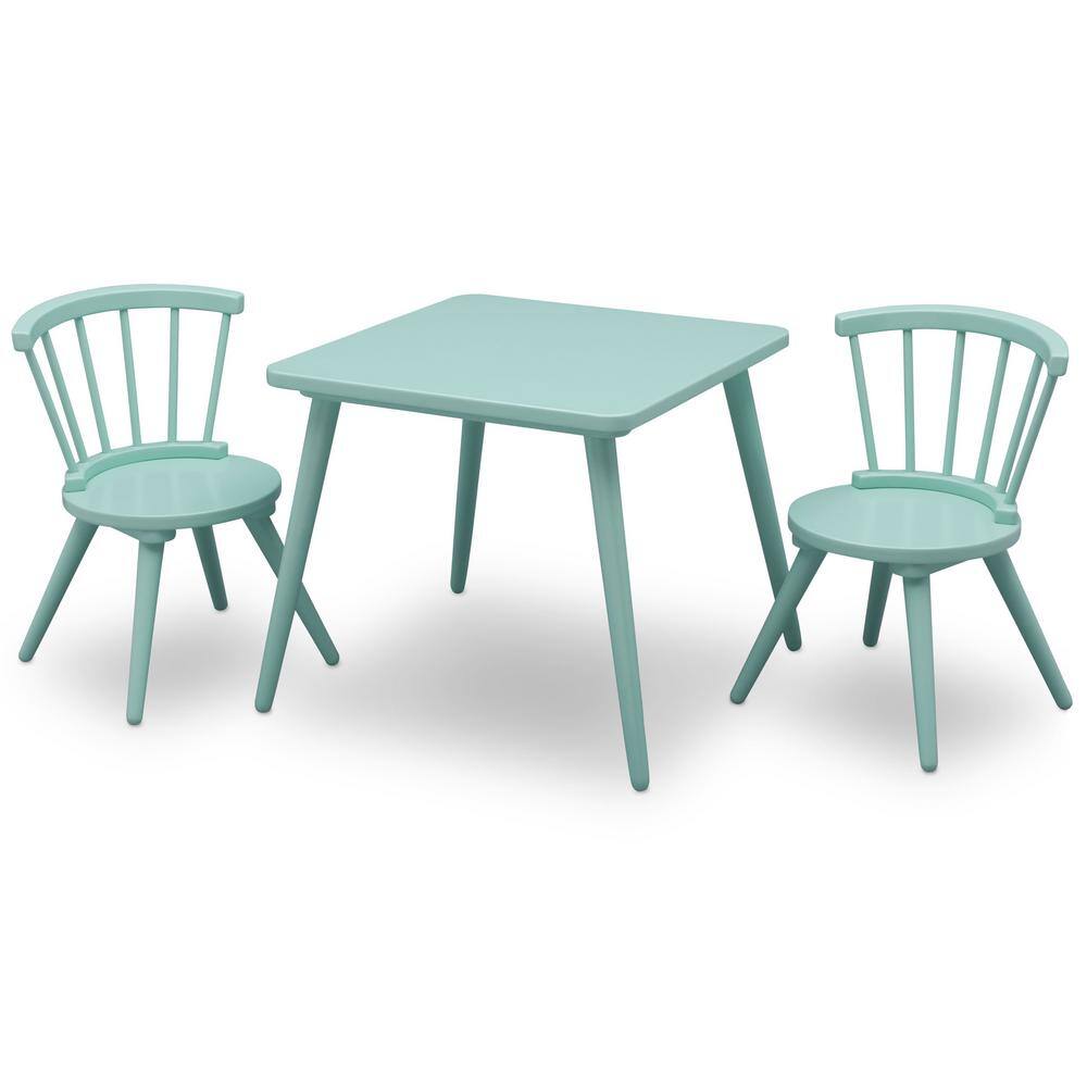 Delta Children Aqua Windsor Table and 2-Chair Set