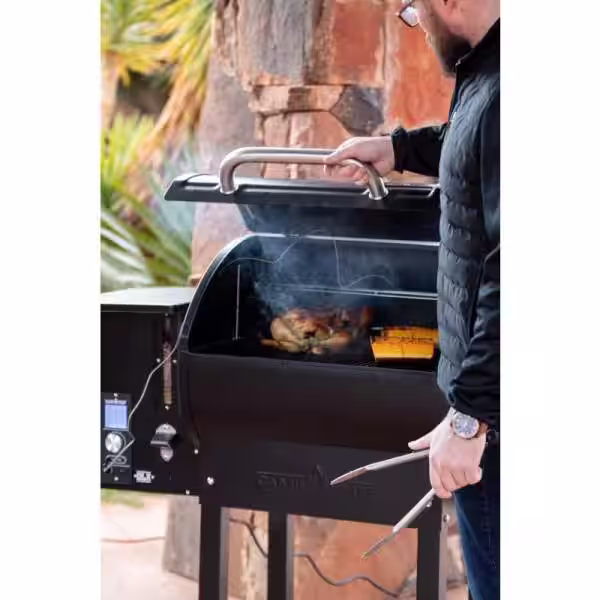 Camp Chef DLX Pellet Grill in Stainless Steel