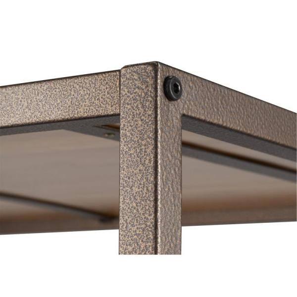 TRINITY Bronze Anthracite 5-Tier Steel Shelving Unit (32 in. W x 60 in. H x 12 in. D)