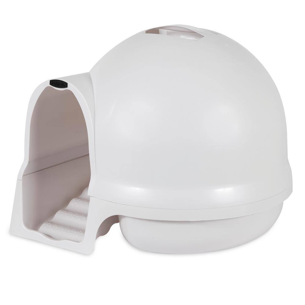 Petmate Booda Dome Pearl White Cleanstep Litter Box