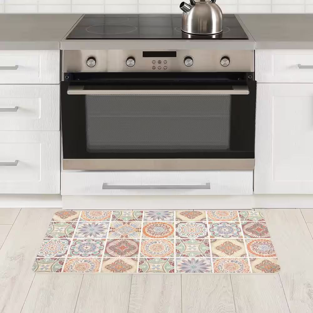 StyleWell Michael Medallions 20 in. x 39 in. Comfort Mat