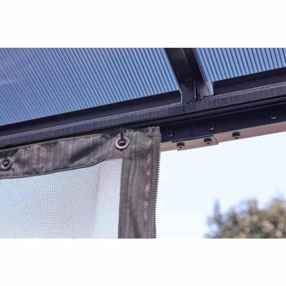 Sojag Turia 10 ft. x 12 ft. Grey Steel Framed Gazebo