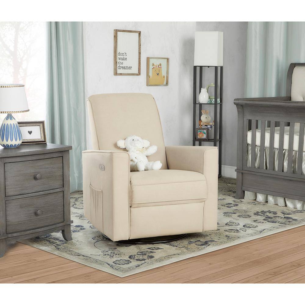 Evolur Shell Harlow Deluxe Glider, Power Recliner, Rocker