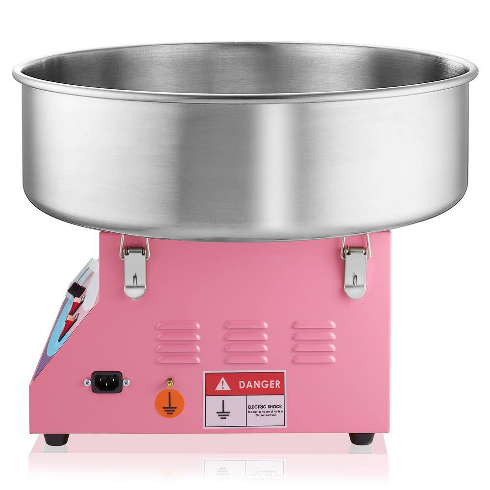 Olde Midway 1000 W Pink Tabletop Cotton Candy Machine