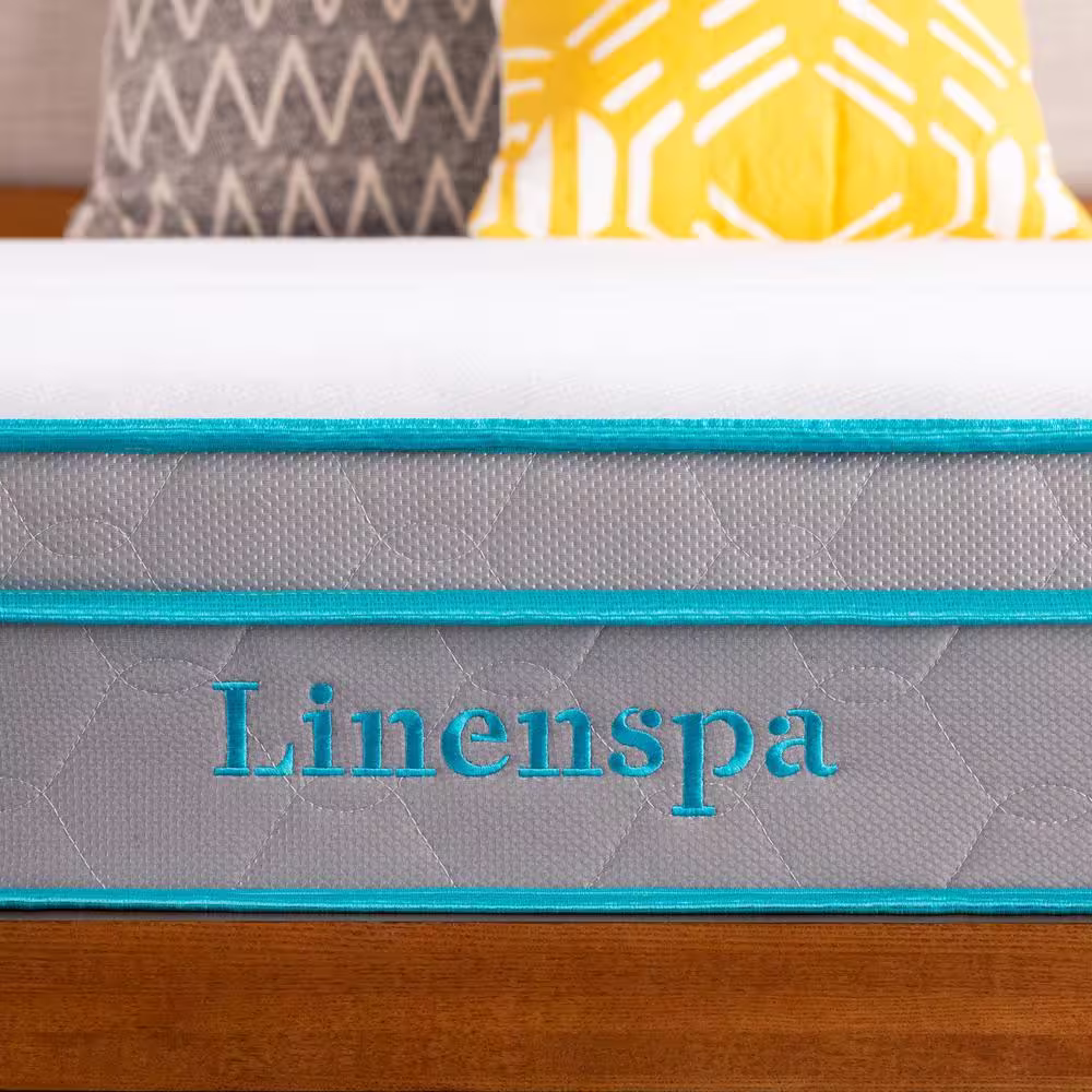Linenspa Essentials AlwaysCool 10in. Medium Hybrid Tight Top Full Mattress
