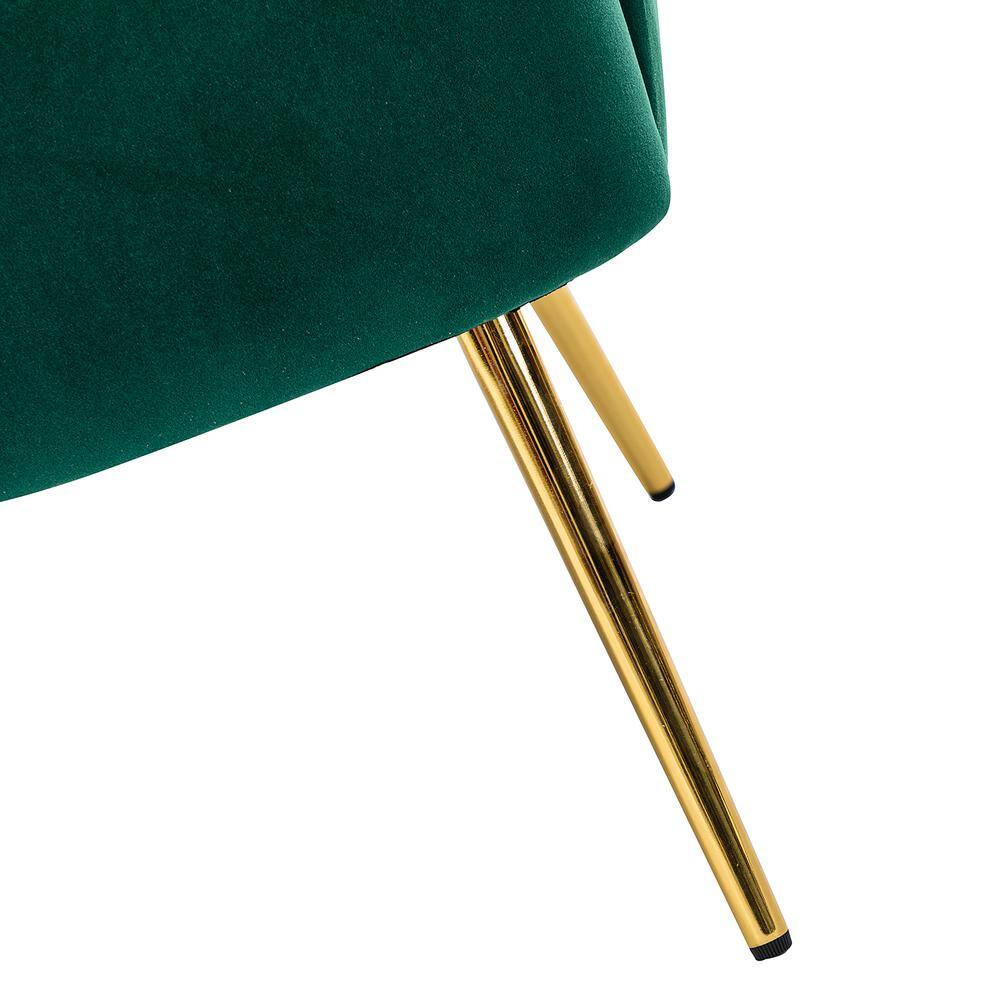 JAYDEN CREATION Yeran 52 in. 3 Piece Green Living Room Set