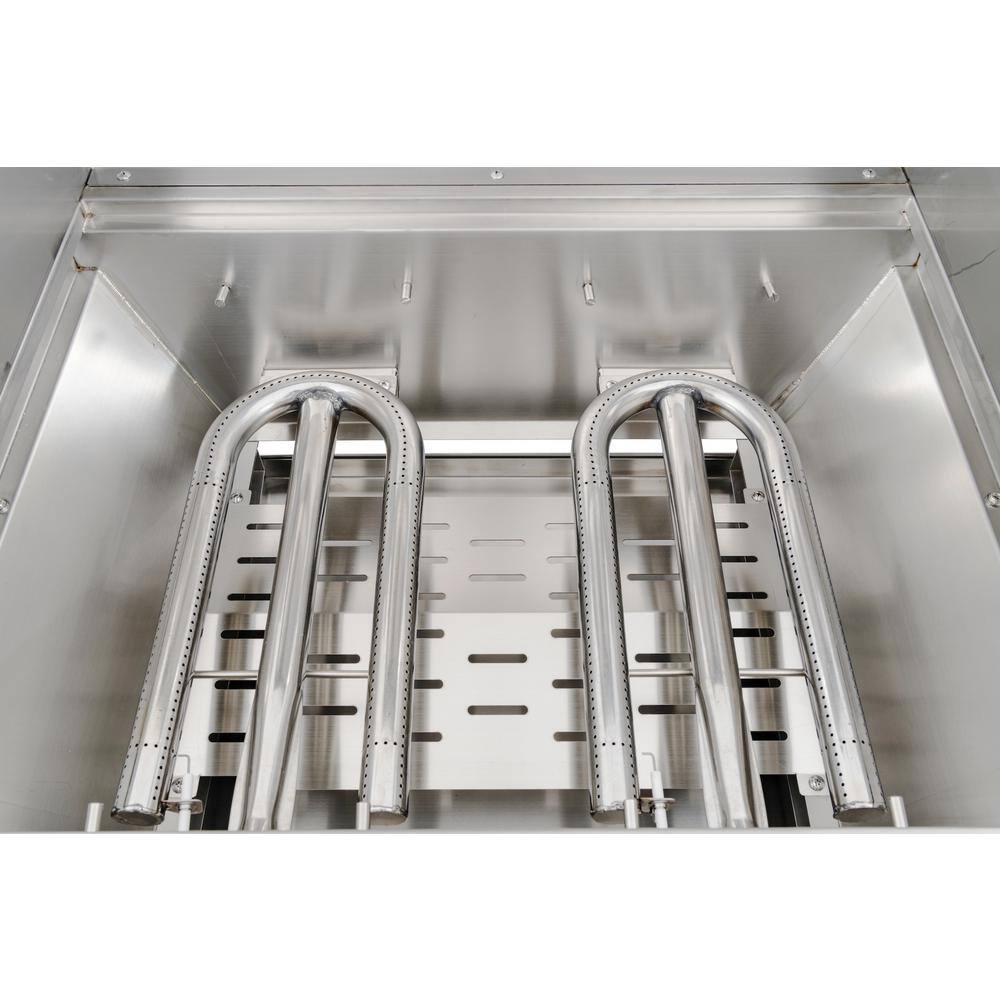 Fuego Premium 2-Burner Propane Gas Grill in Stainless Steel