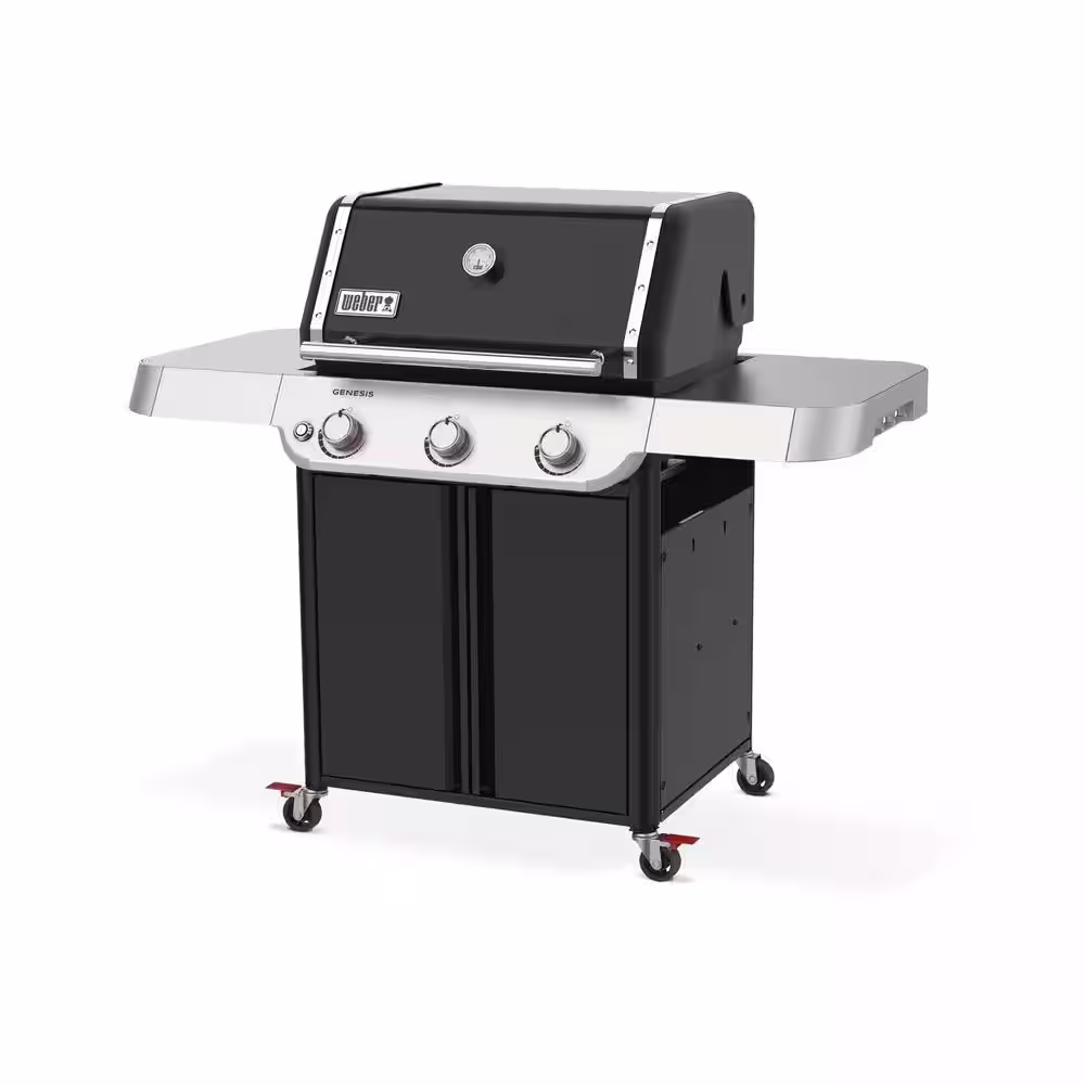 Weber Genesis E-315 3-Burner Liquid Propane Gas Grill in Black