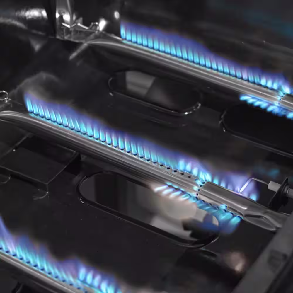 Dyna-Glo 3-Burner Open Cart Propane Gas Grill in Black