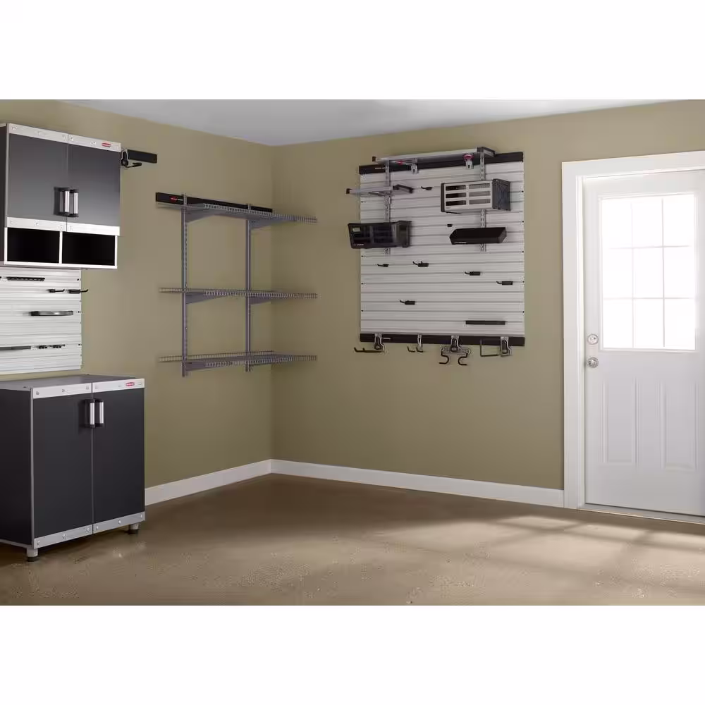Rubbermaid FastTrack Garage 31.5 in. W x 9.5 in. D Large Metal Shelf