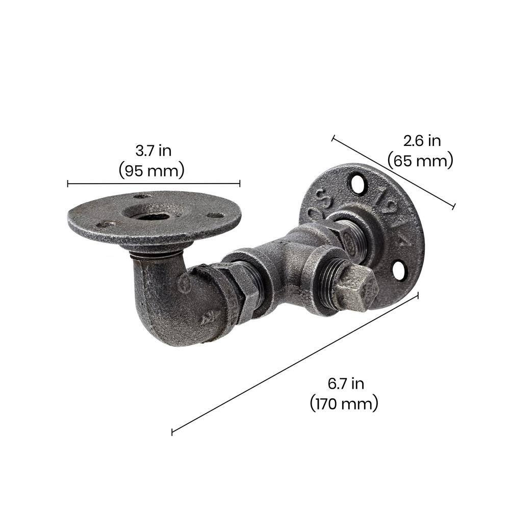 Dolle CAST 6.7 in. Cast Iron Shelf Bracket